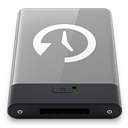 Grey Time Machine W icon